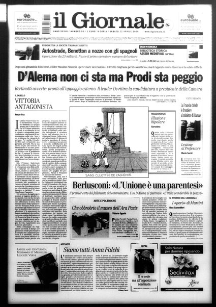 Il giornale : quotidiano del mattino